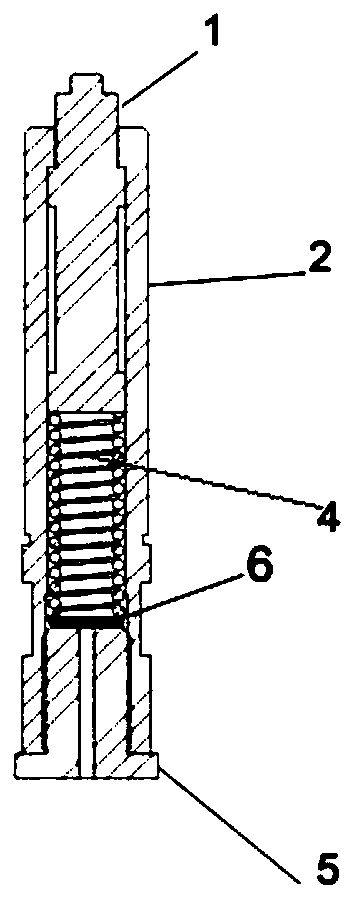 Semiconductor heat treatment equipment process door state detection device and detection method