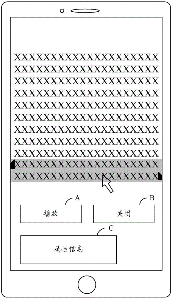 Processing method and device of text information and mobile terminal