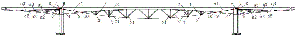 Strengthening Method of Rigid Frame Bridge Using Reverse Suspension Bridge Structural System