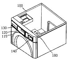 Clothing processing device with coin guiding device