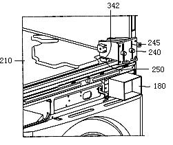 Clothing processing device with coin guiding device