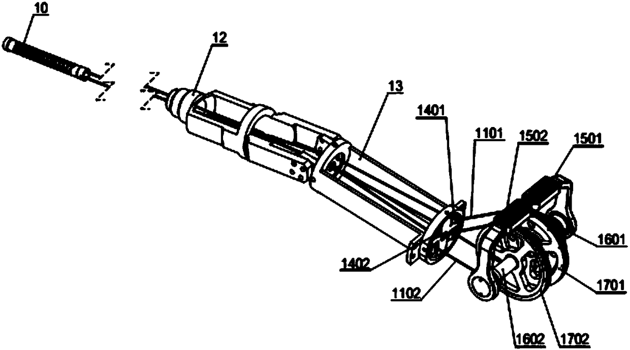 Portable endoscope with 360° angle