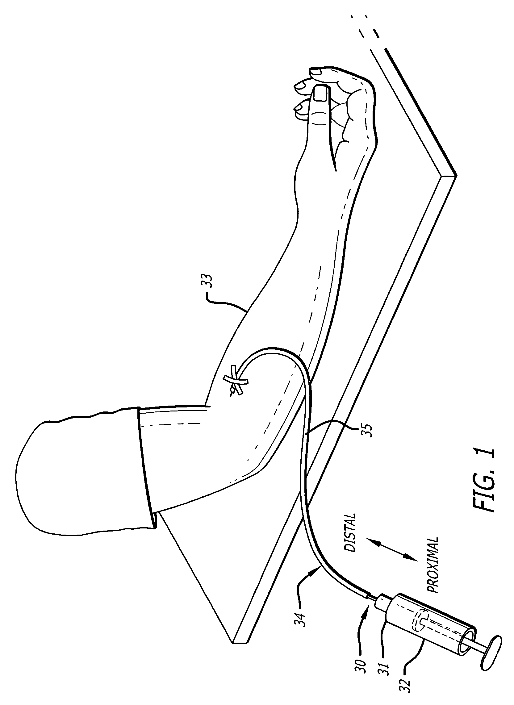 Self-sealing male connector device with collapsible body