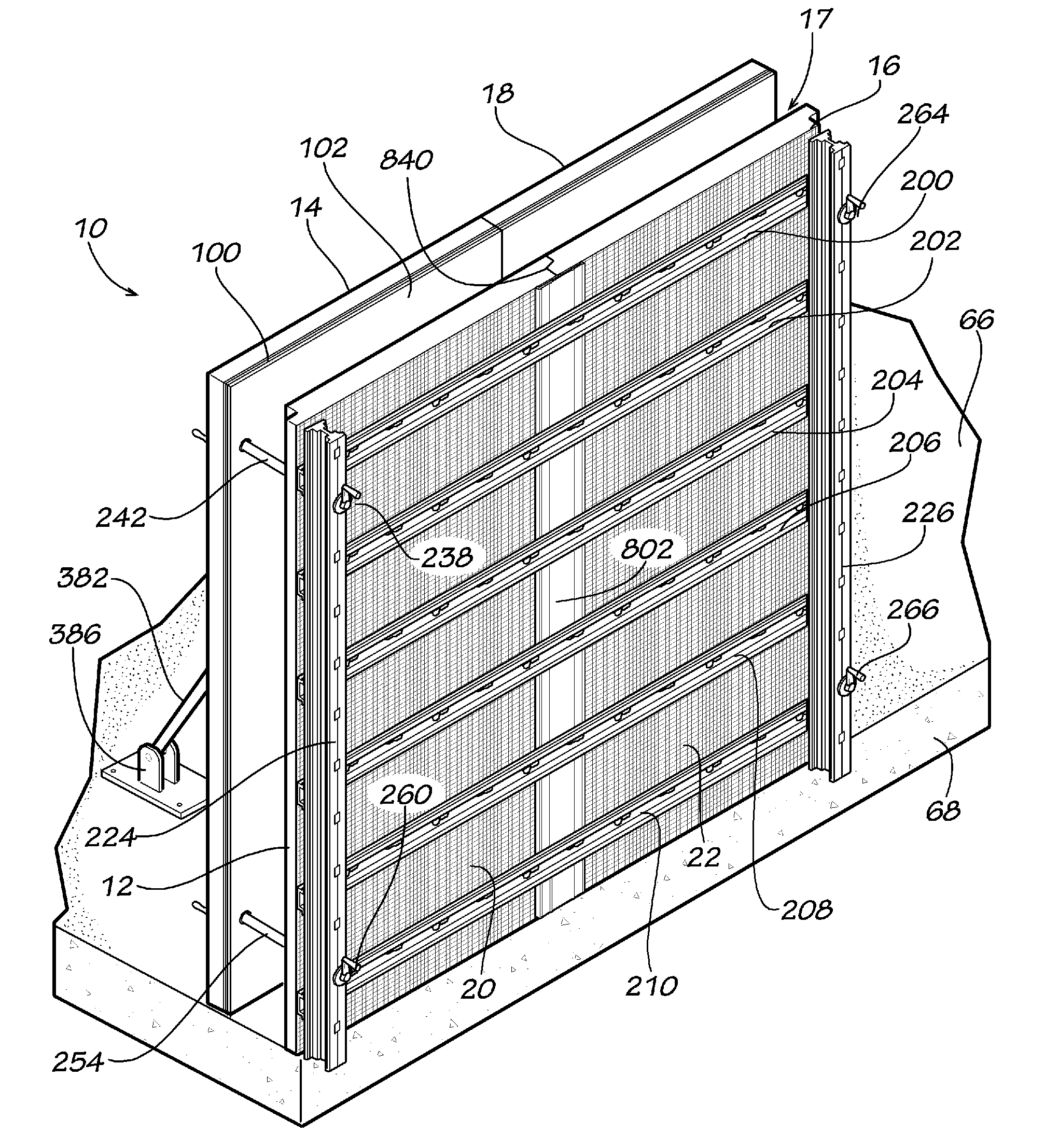 Hybrid insulated concrete form and method of making and using same