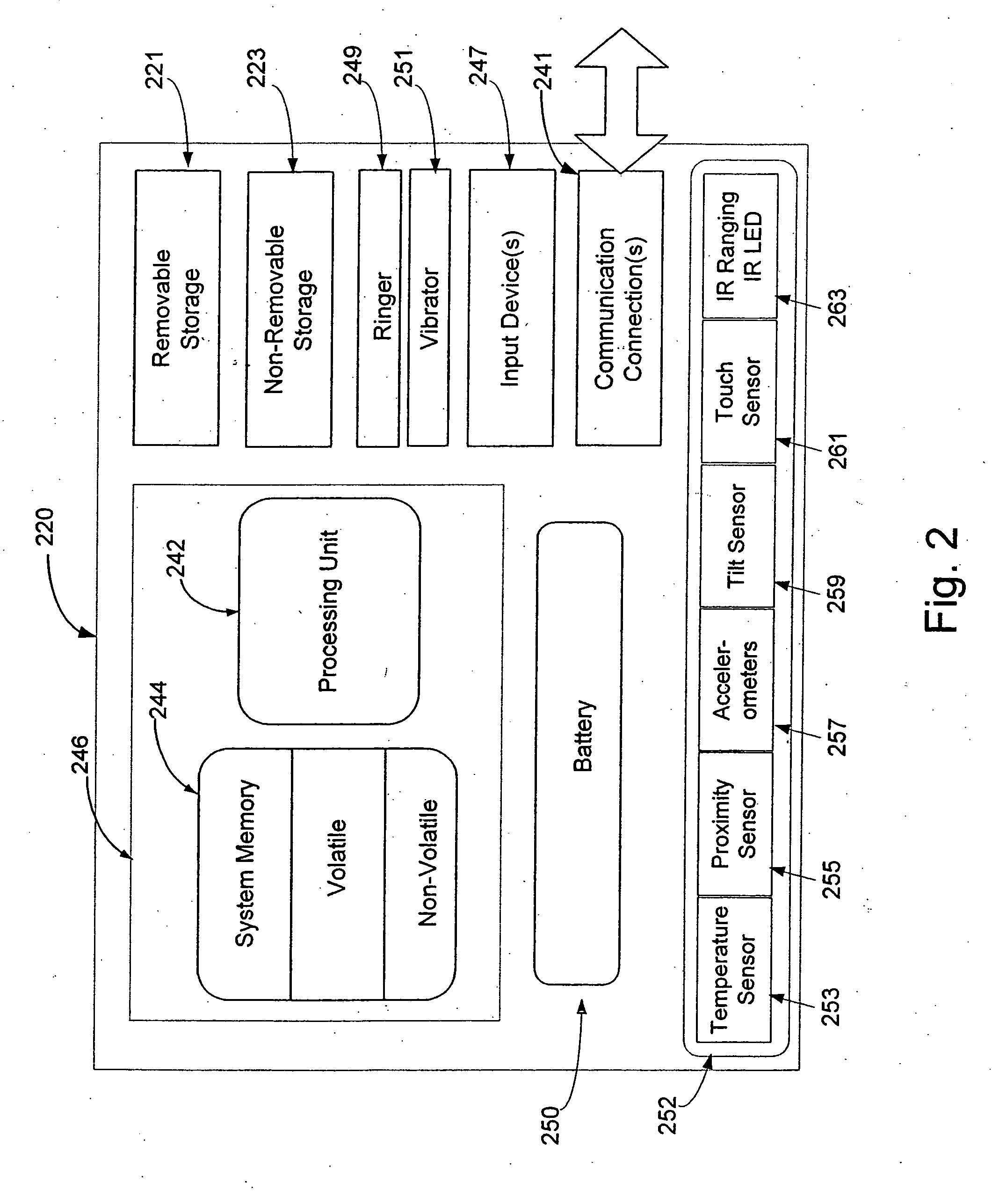 Reducing power consumption in a networked battery-operated device using sensors