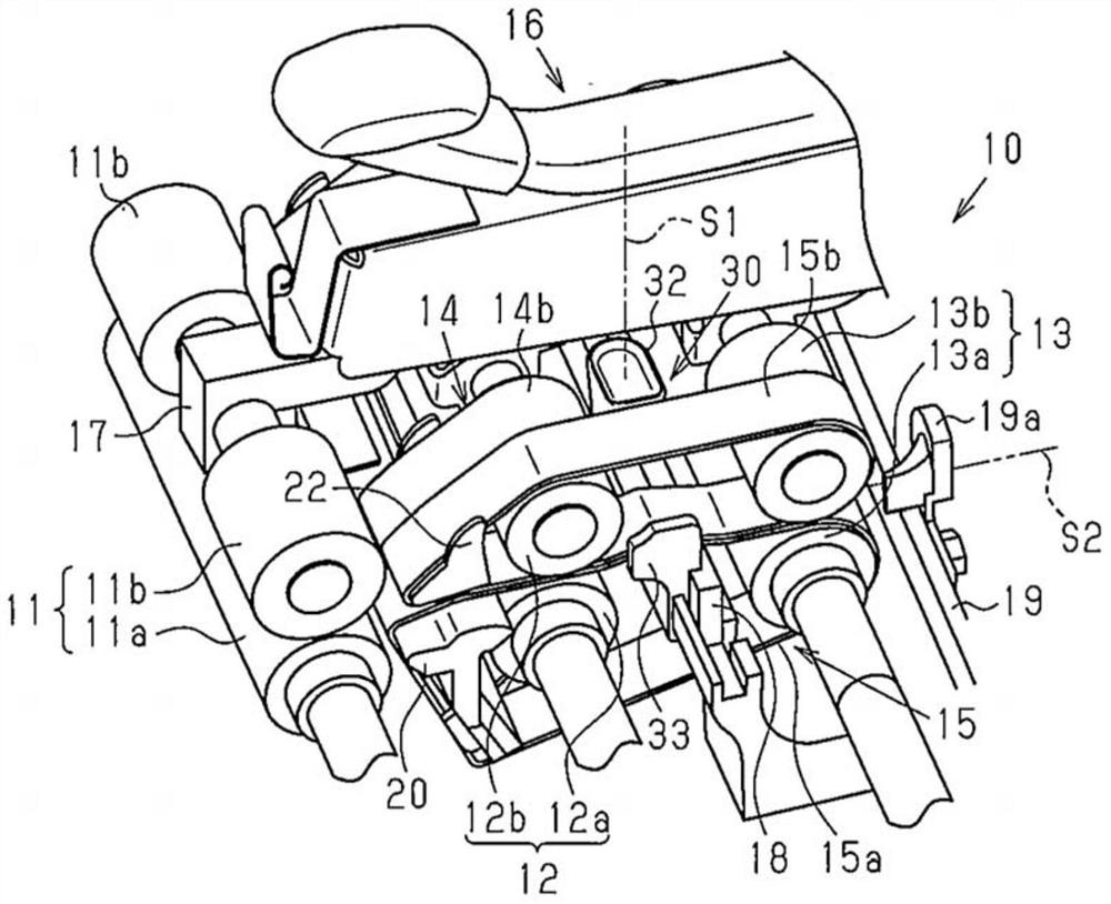 Drafting device for spinning frame