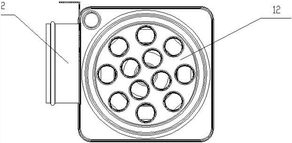 Parallel type gas water heater condensation heat exchanger