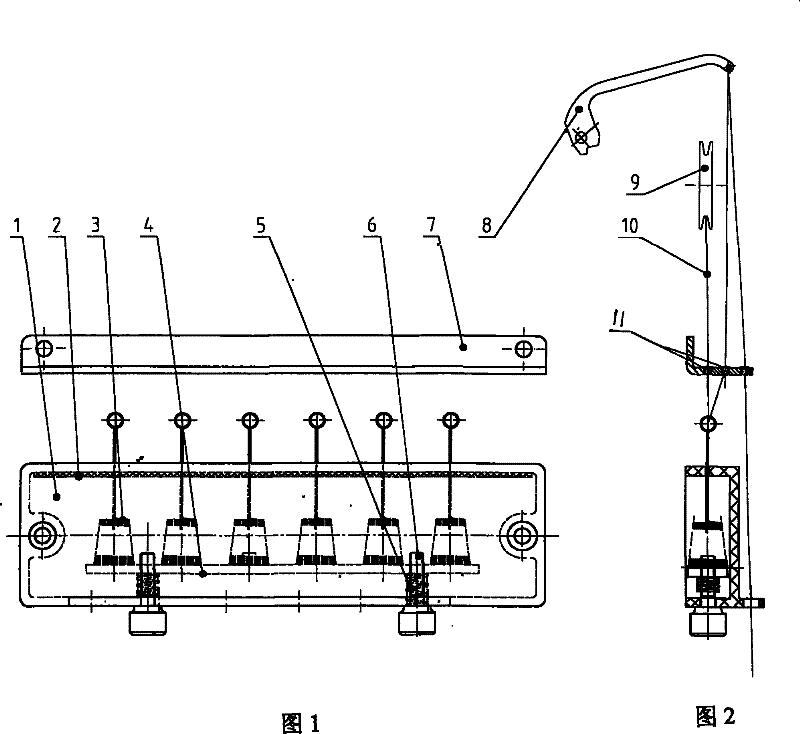 Intermediate Thread Passing Device of Computerized Embroidery Machine