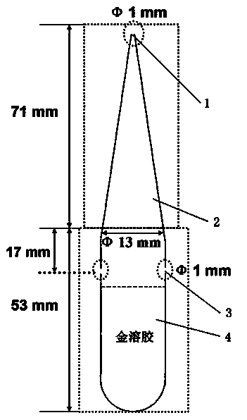Gold nanoparticle monofilm preparation method and device thereof