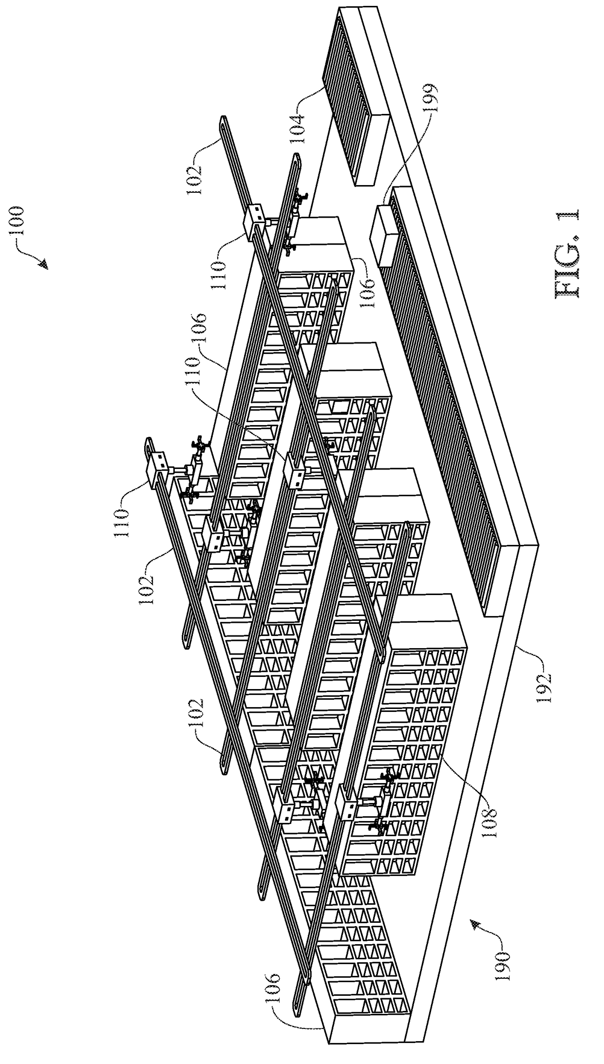 System and method for overhead warehousing
