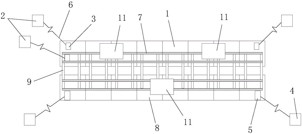 Deep-water foundation construction method for large-span continuous beam adjacent to existing railway line