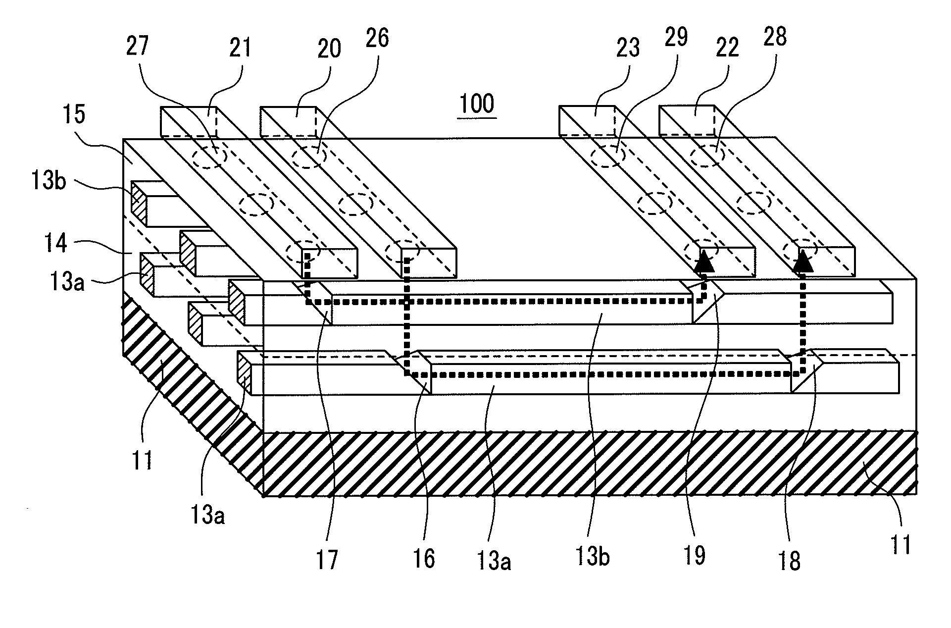 Optoelectronic integrated circuit board and communications device using the same