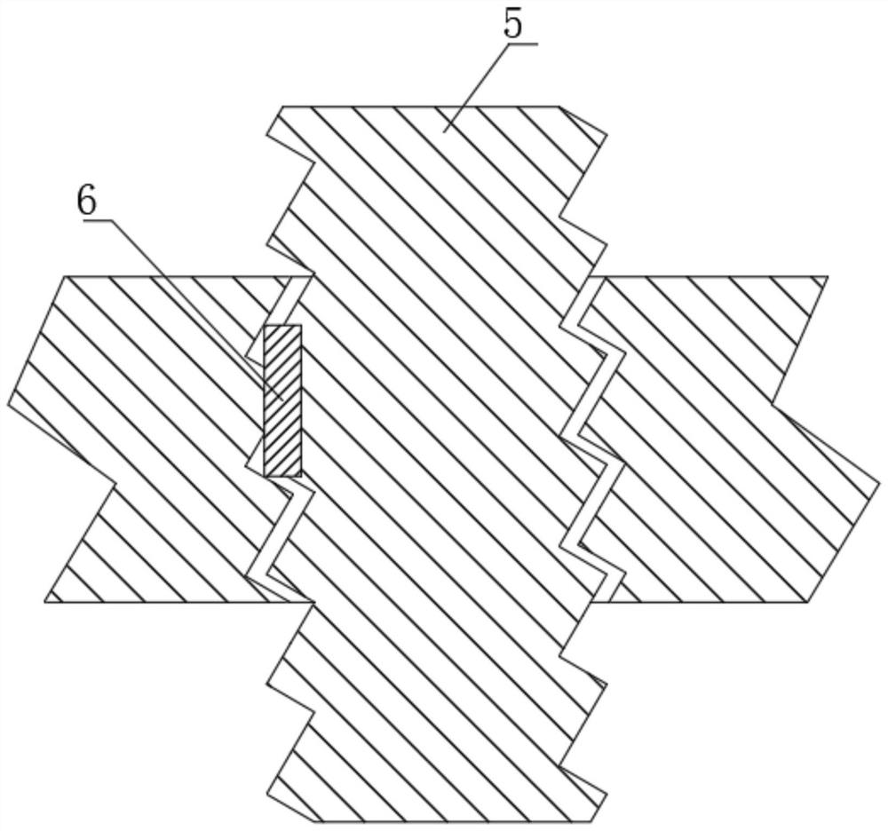 Guide anti-loosening thread pair structure