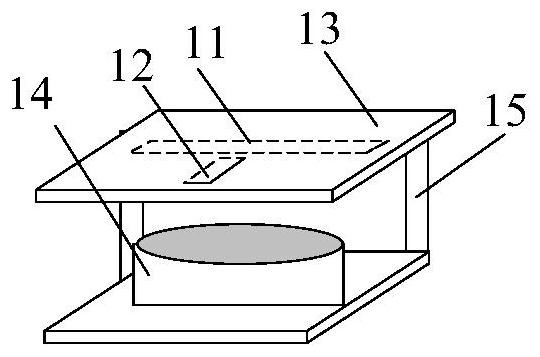 A kind of linear displacement measuring device and method