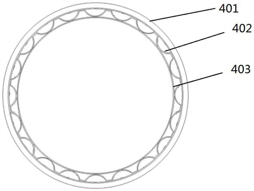 Foil radial bearing with high heat dissipation rate, combined bearing and bearing thermal management method