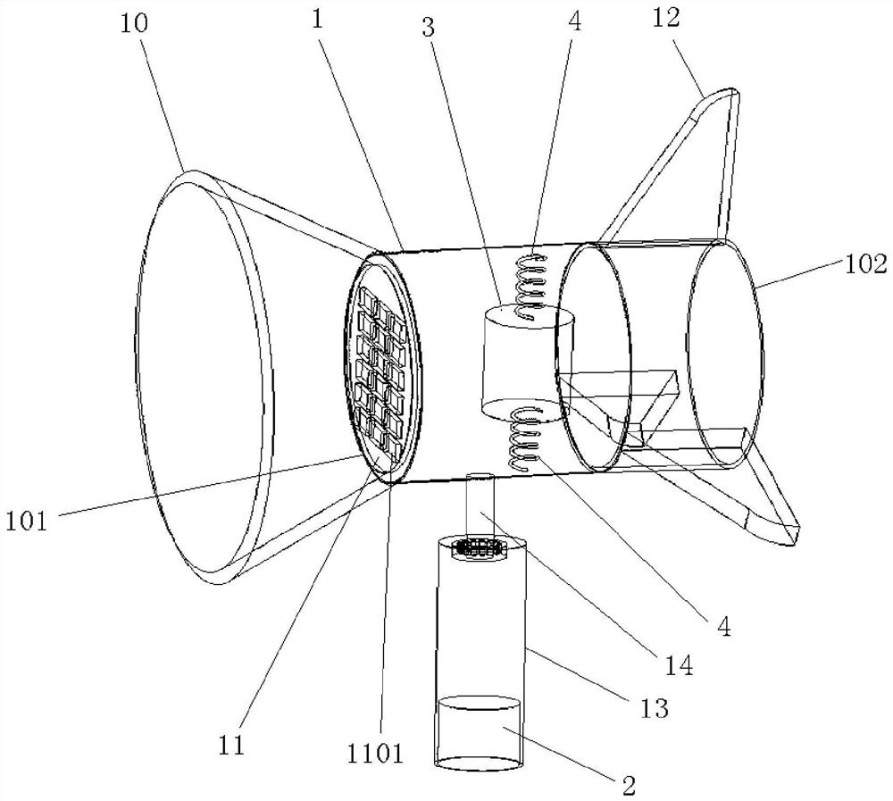 Frequency-increasing micro-vibration ocean current energy friction nanometer generator