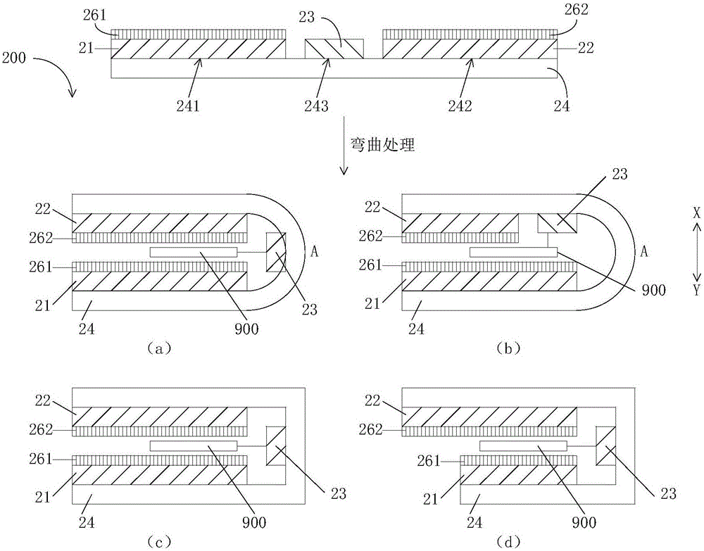 Double-sided display panel and double-side display device