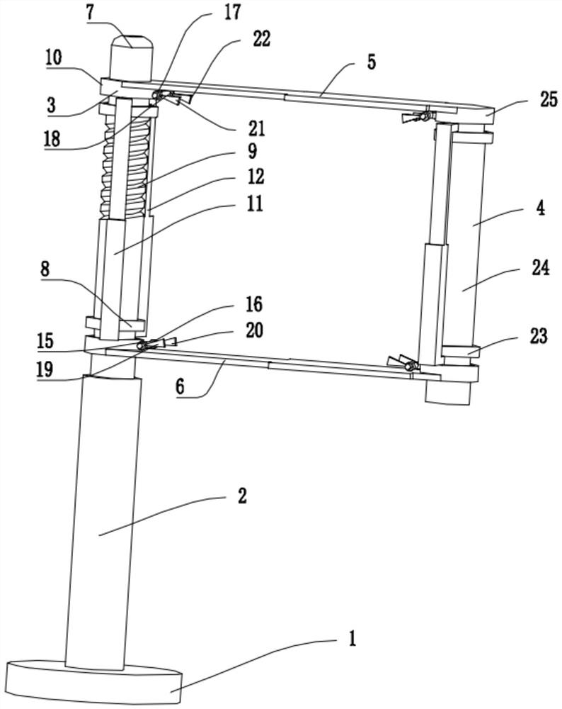 Banner fixing device for advertisement design