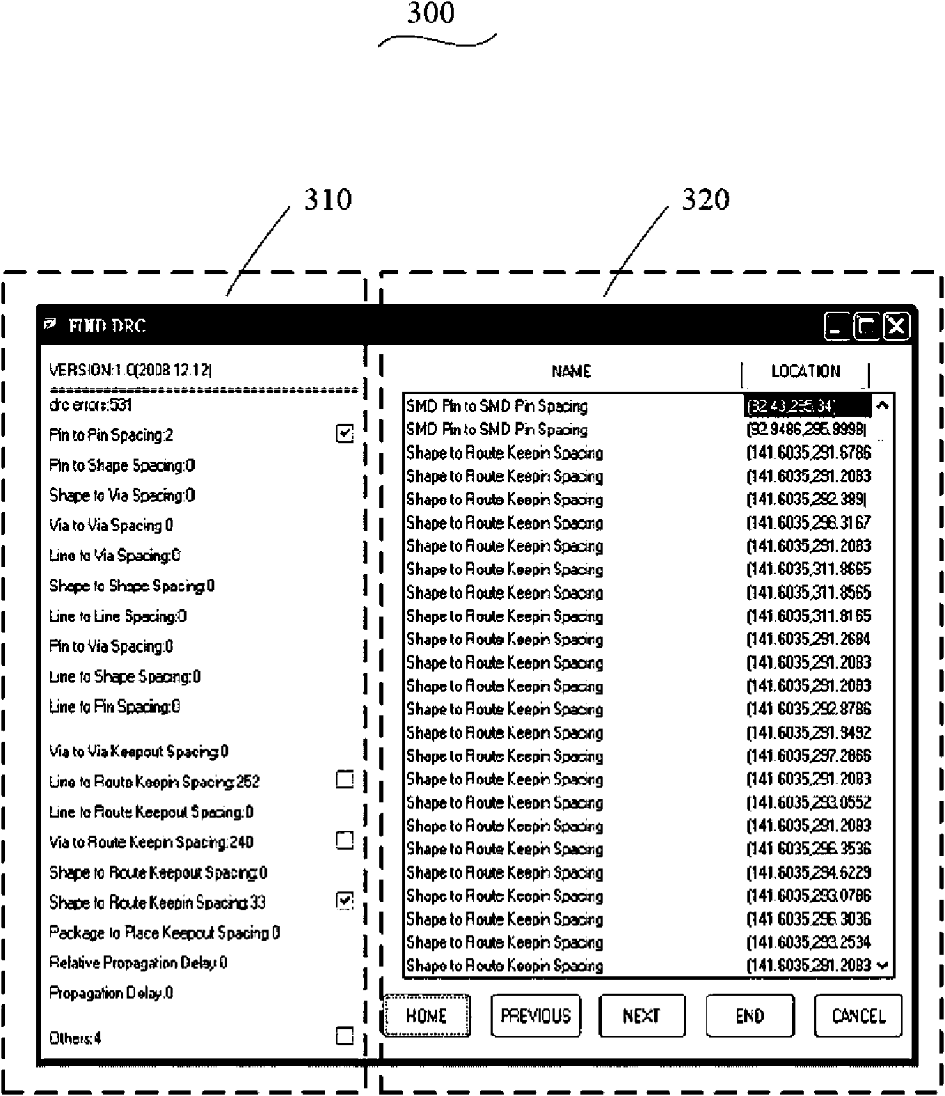 Printed circuit board wiring system and error prompt message management method