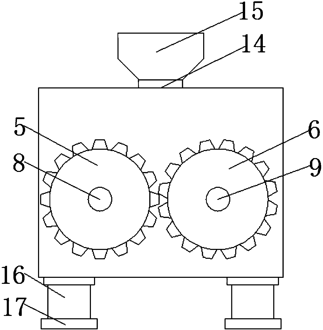 Stirring device for permanent magnet transmission technology