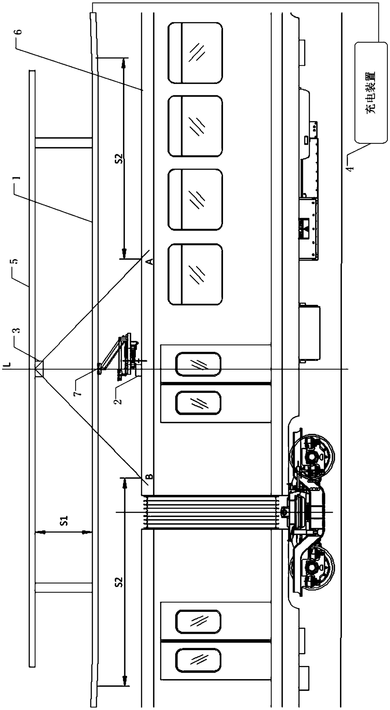 An energy storage type vehicle and an automatic charging detection system thereof