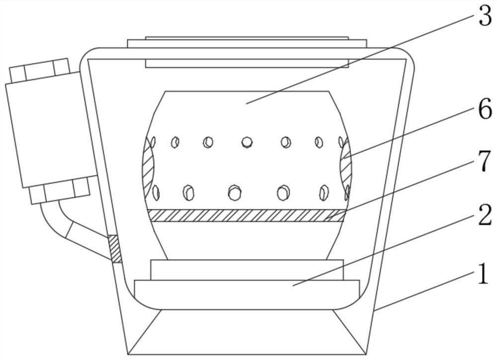 Cleaning device for chemical industrial instrument