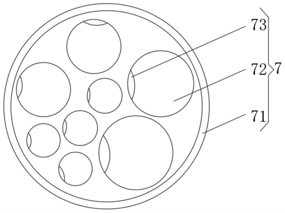 Cleaning device for chemical industrial instrument