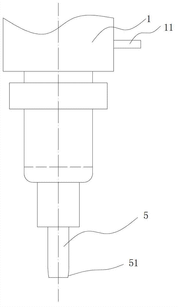 System for detecting wear of mould of numerical control turret punch press on line and working method thereof