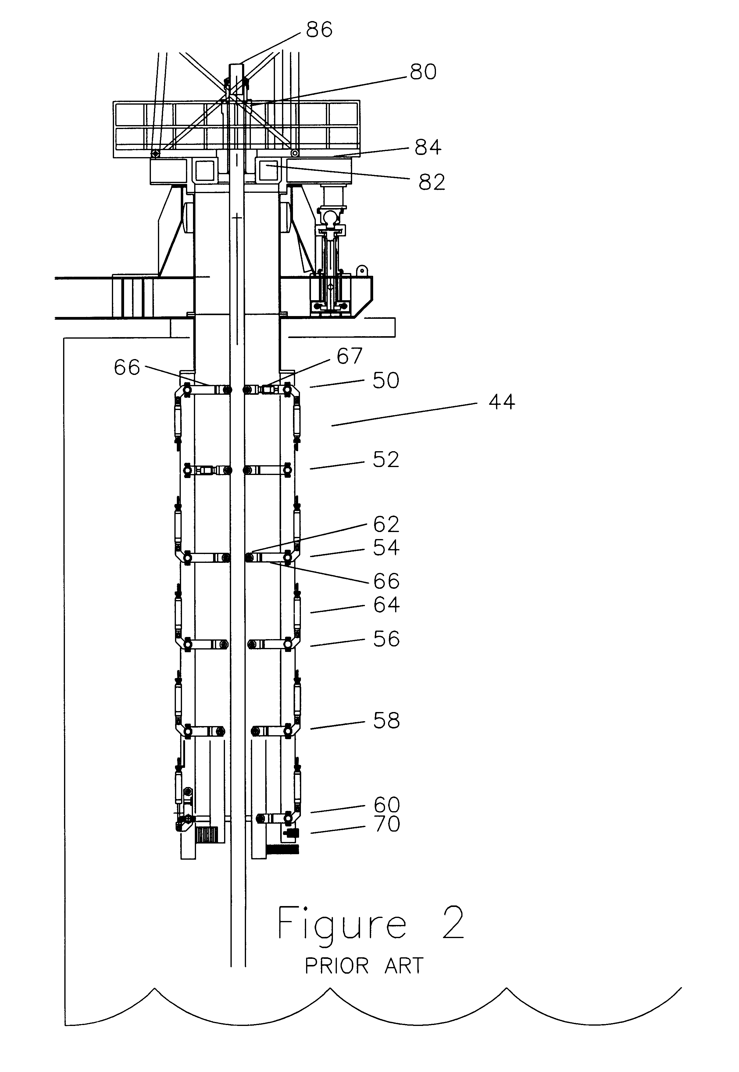 Method for attaching subsea manifold to pipeline tee