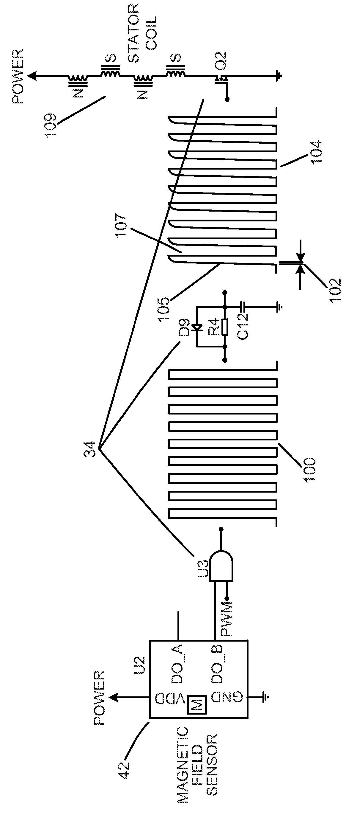 Method for making a motor quieter