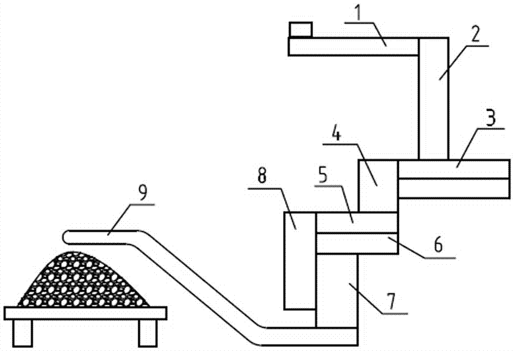 A metal silicon crushing system