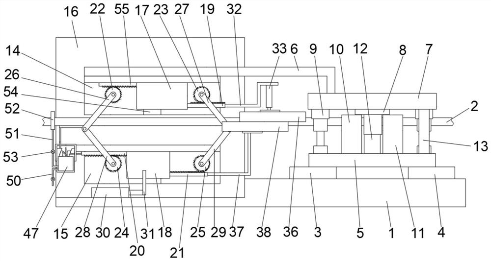 Novel aluminum alloy pressing line stamping die structure