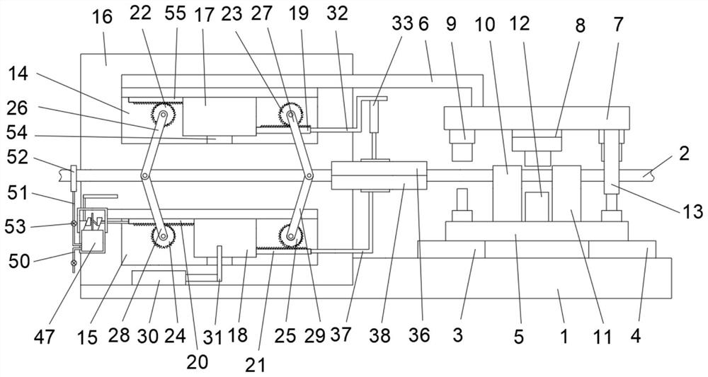 Novel aluminum alloy pressing line stamping die structure