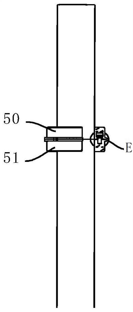 Adjustable building stand column connecting mechanism