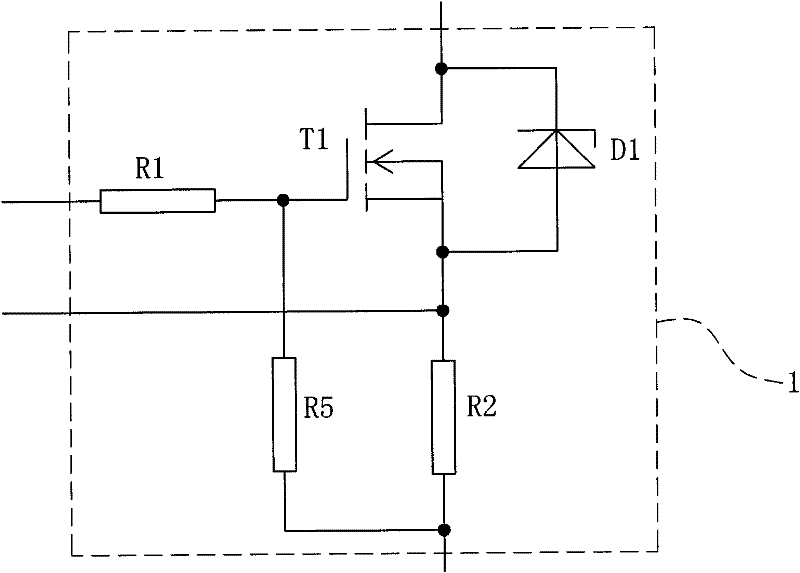 Protection circuit for preventing LED from impact