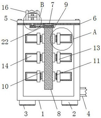 A sewage treatment device for smelting furnace with good environmental protection effect