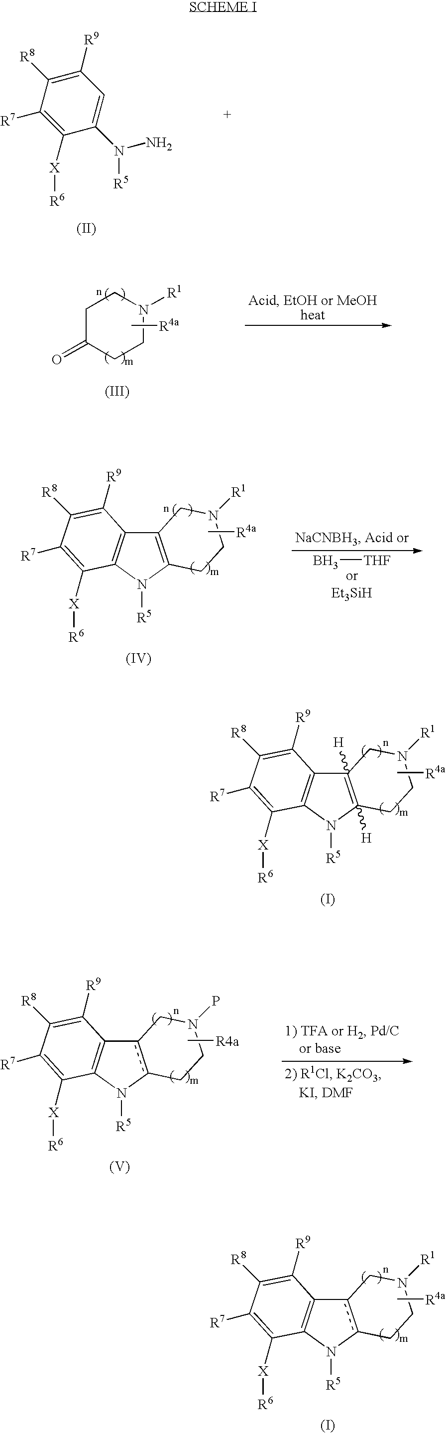 Substituted hexahydro-pyridoindole derivatives as serotonin receptor agonists and antagonists