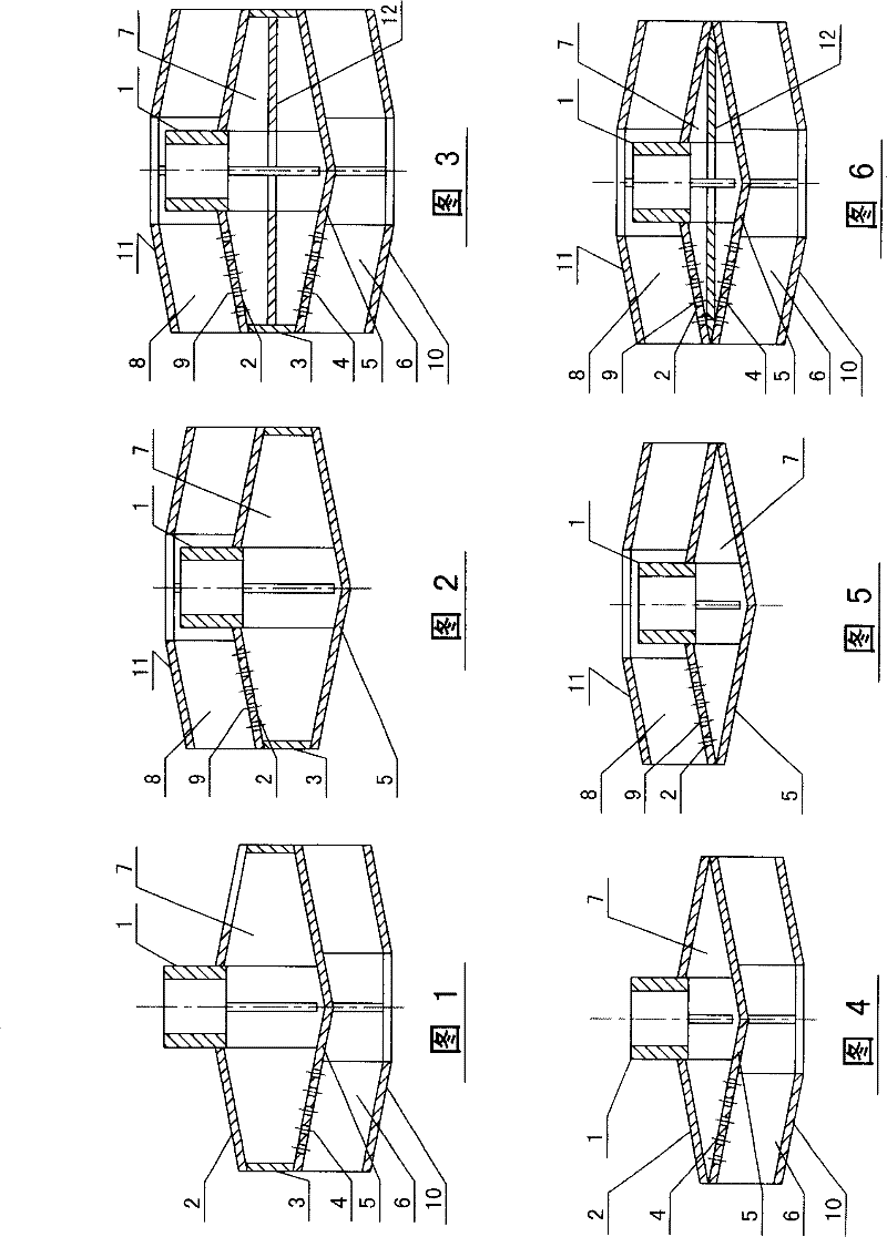 Self-suction gas-liquid mixing impeller