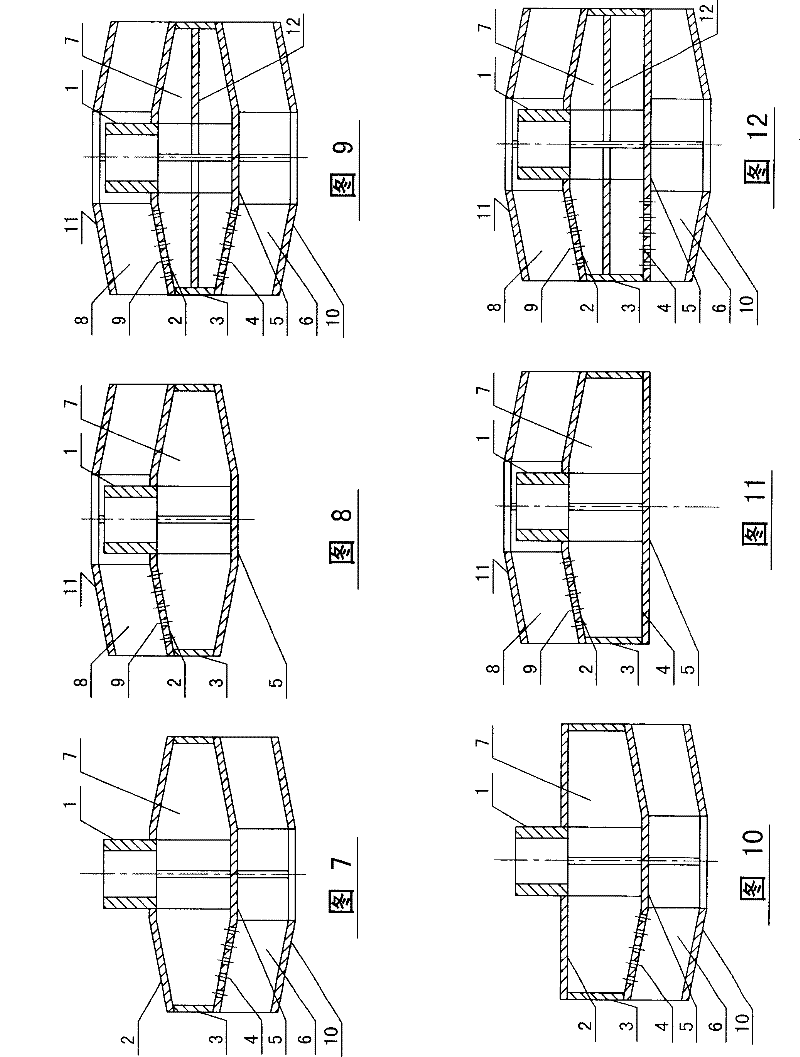 Self-suction gas-liquid mixing impeller