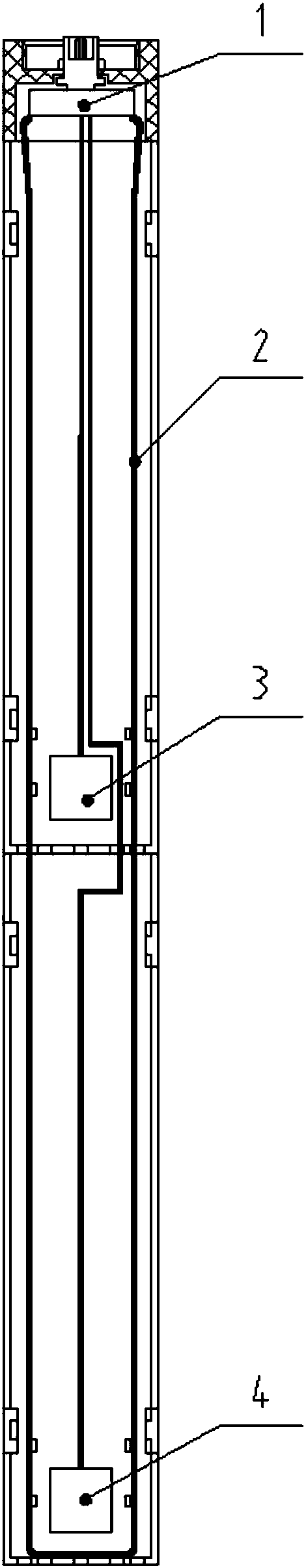 Manhole well leakage measuring sensor