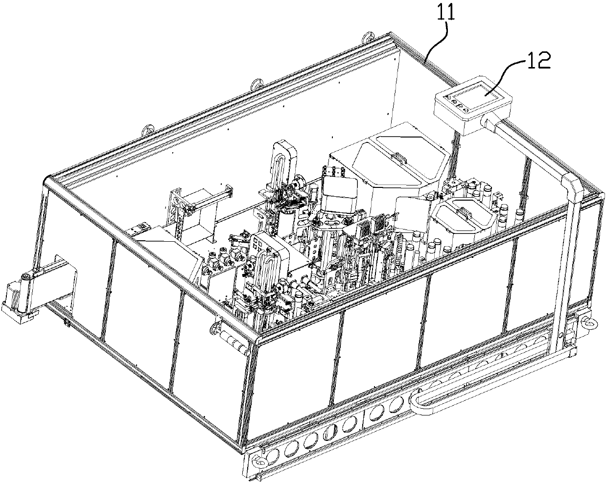 Full-automatic winder for cell core of lithium cell