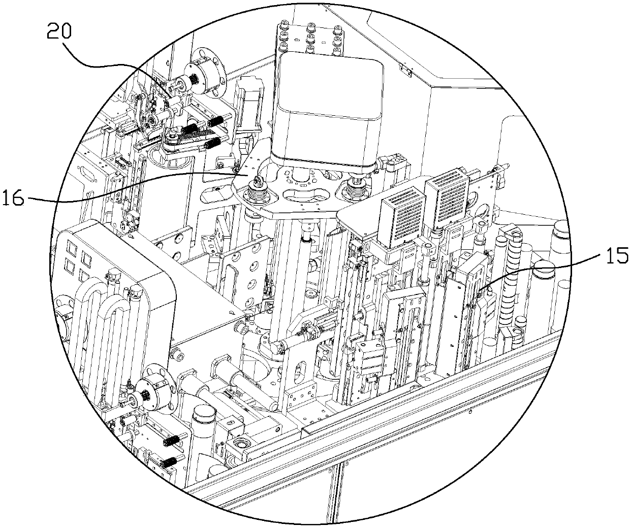 Full-automatic winder for cell core of lithium cell