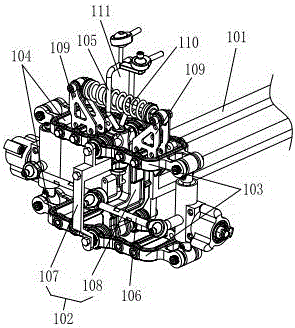 Partial pendulum and steering mechanism for partial pendulum form vehicle