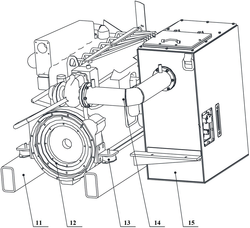 Bracket device and vehicle equipped with same