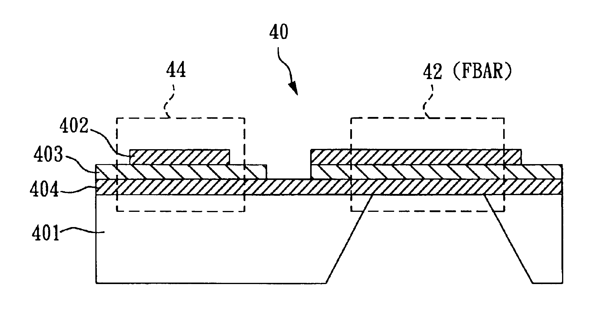 Film bulk acoustic device with integrated tunable and trimmable device
