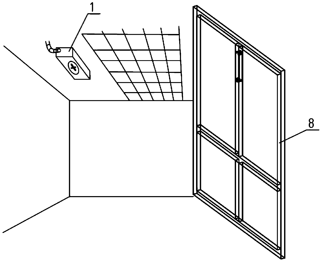 Negative-pressure fresh air inlet device