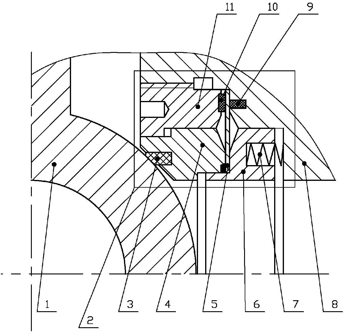 Valve seat structure adaptive to high and low temperature, and ball valve with valve seat structure