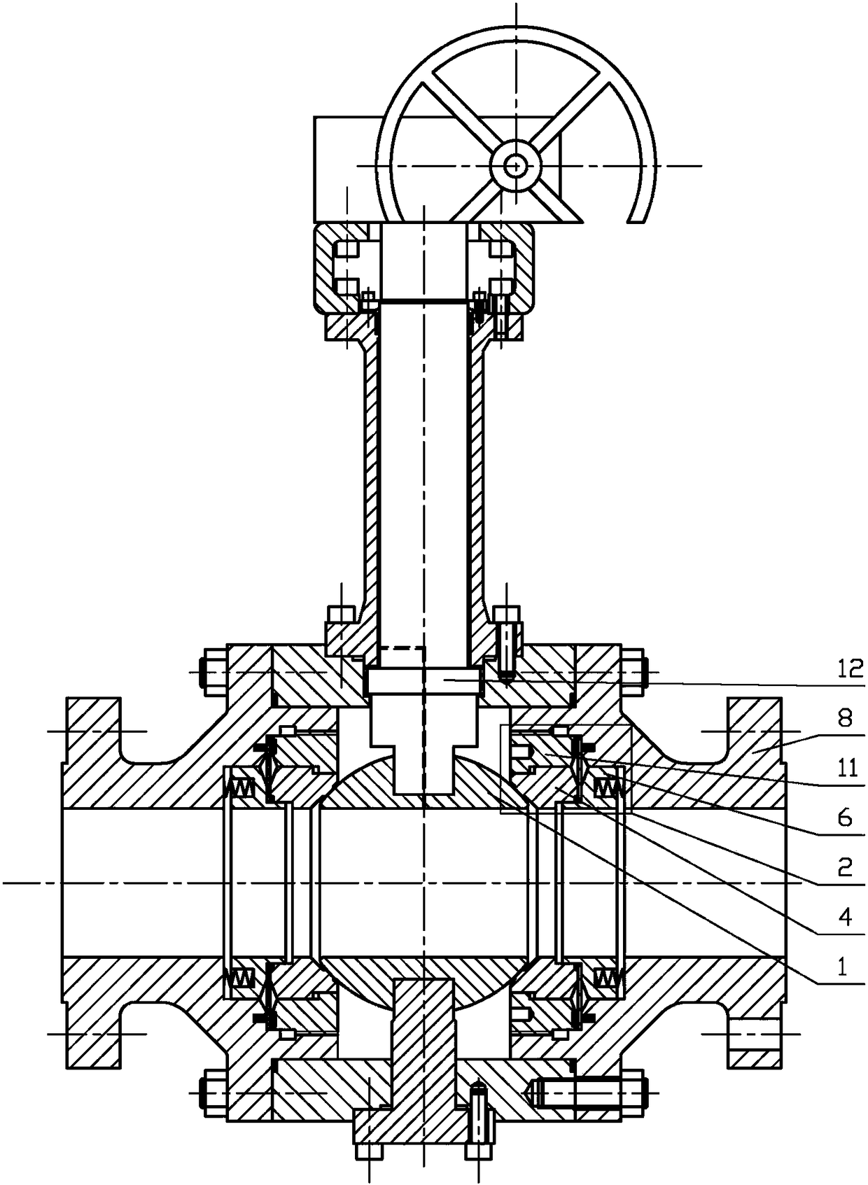 Valve seat structure adaptive to high and low temperature, and ball valve with valve seat structure