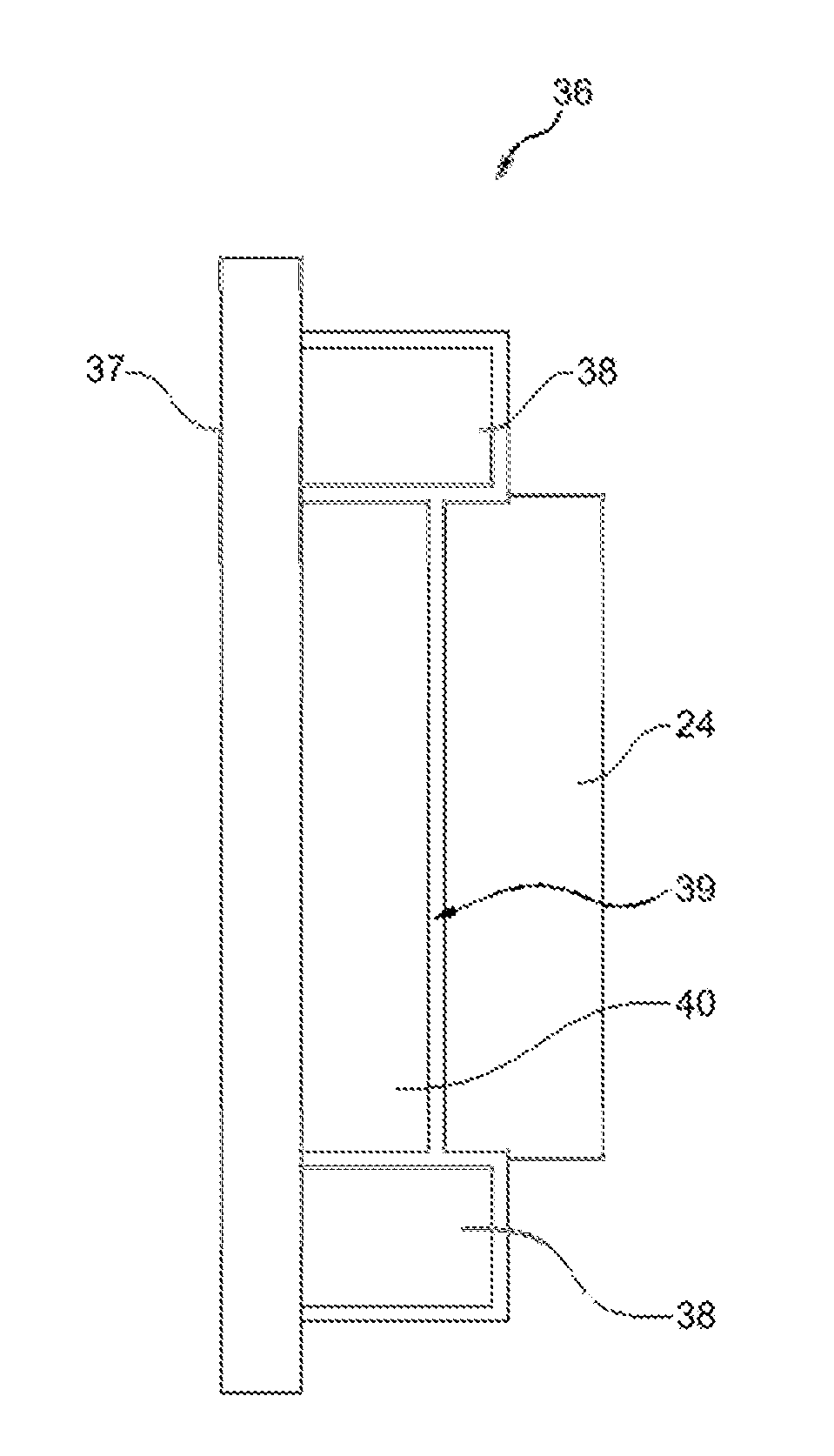 Sensor for contactless electrocardiographic measurement