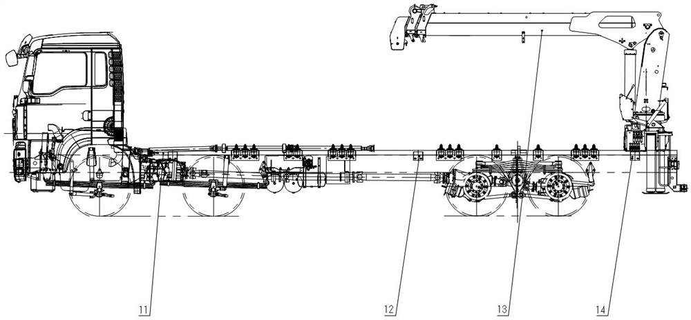 High-expansion foam fire fighting truck carrying multiple sets of high-expansion foam generators